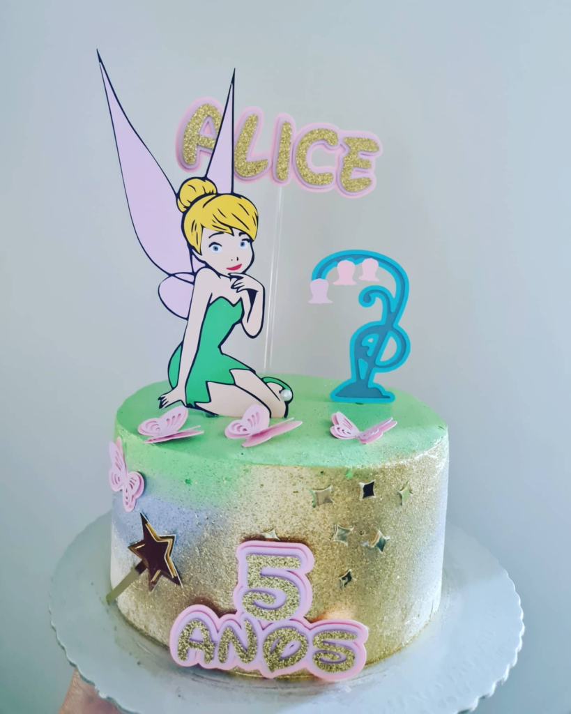 Bolo da Tinker Bell 25