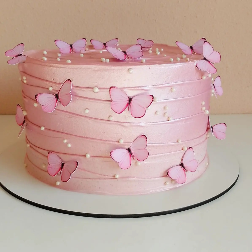 Bolo De Borboleta Rosa 11