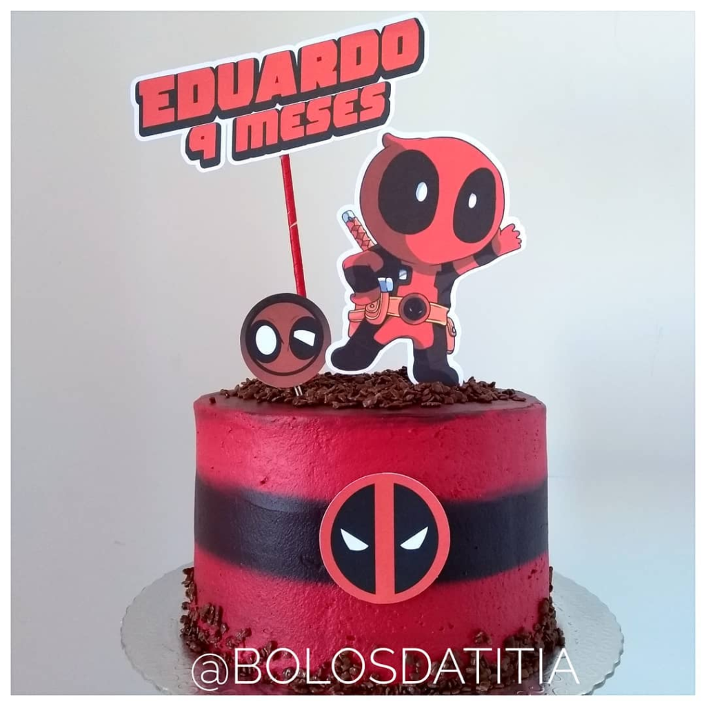 Bolo do Deadpool 4