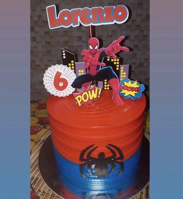 Bolo do Homem Aranha 13