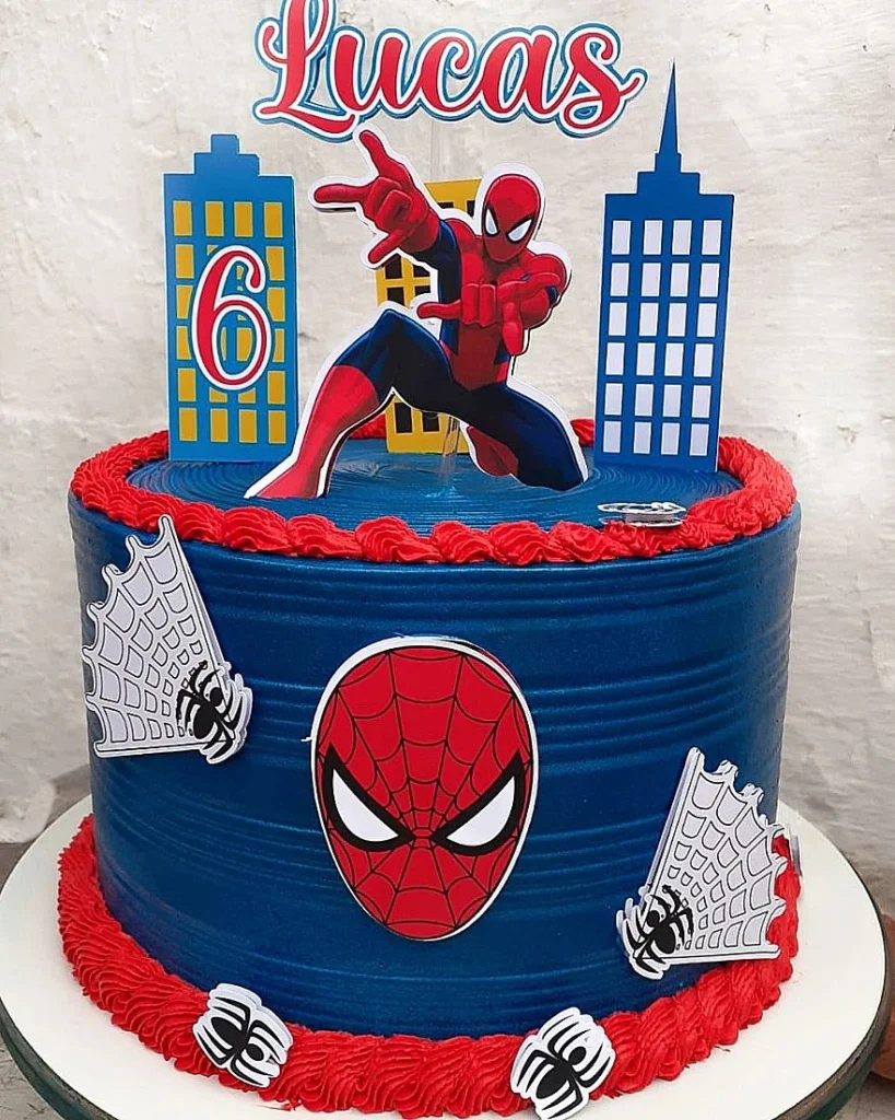 Bolo do Homem Aranha 17