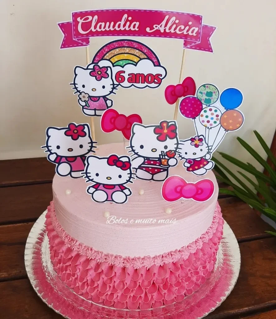 Bolo da Hello Kitty 29