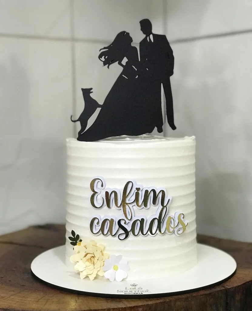 Bolo de Casamento Civil 5