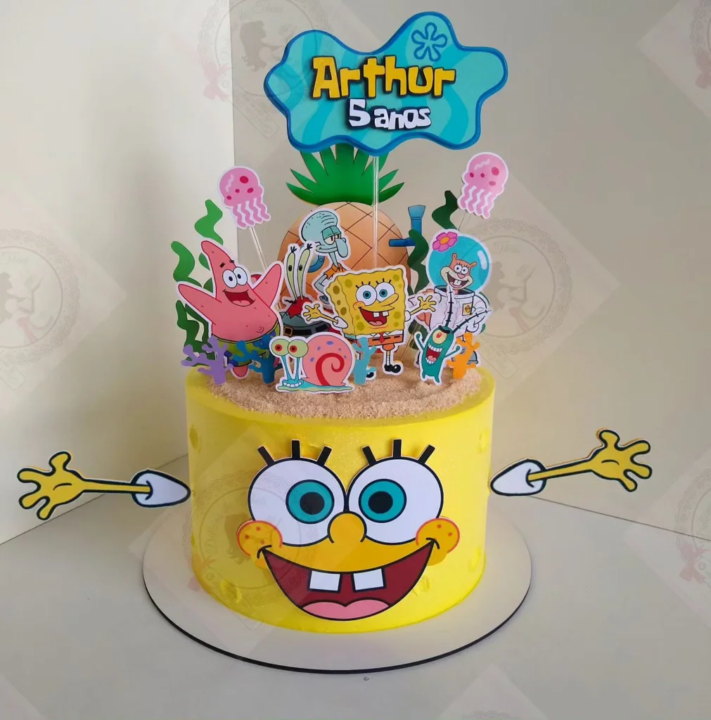 Bolo do Bob Esponja 46