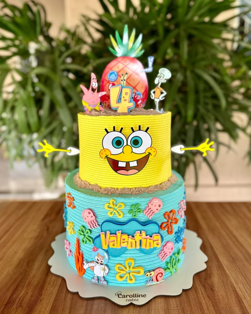 Bolo do Bob Esponja 52